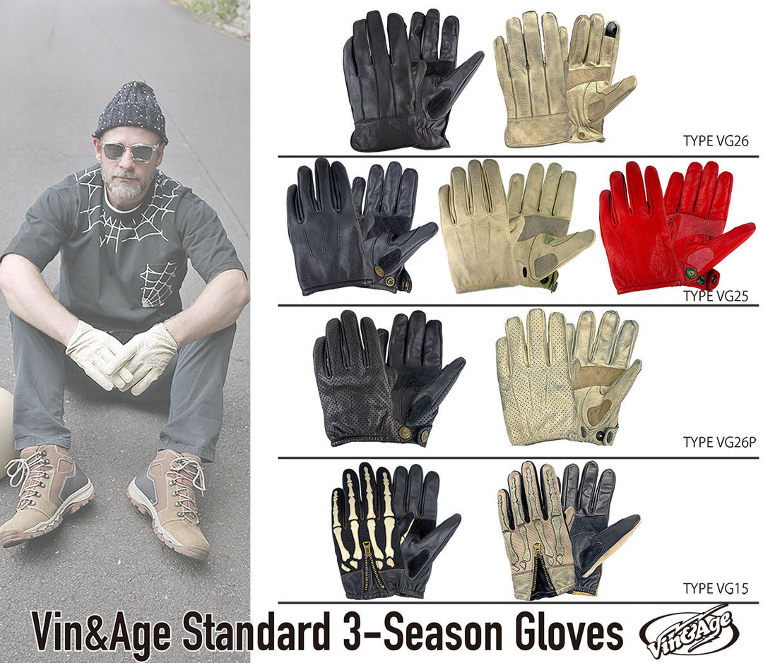 Vin＆Age「Standard 3-Season Gloves」