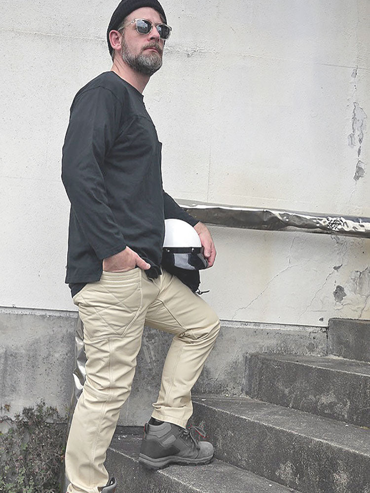 VIN＆AGE「TYPE VLP1 レザーライドパンツ」