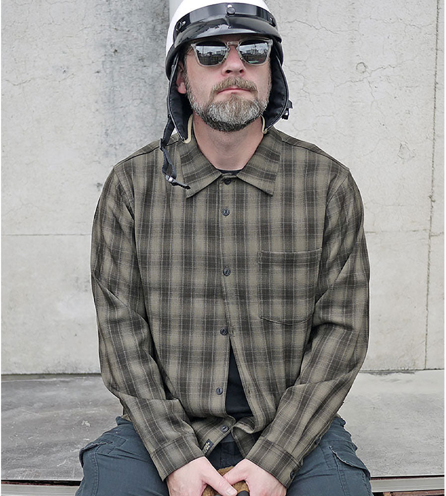 VIN＆AGE「TYPE VSL8 OMBRE-CHECK SHIRT」