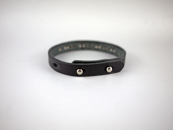 TYPE VBL6 NARROW LEATHER BRACELET-Pyramid-