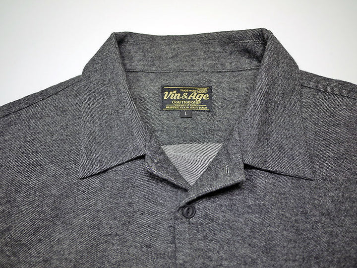 TYPE VSL9 PLAIN FLANNEL SHIRT